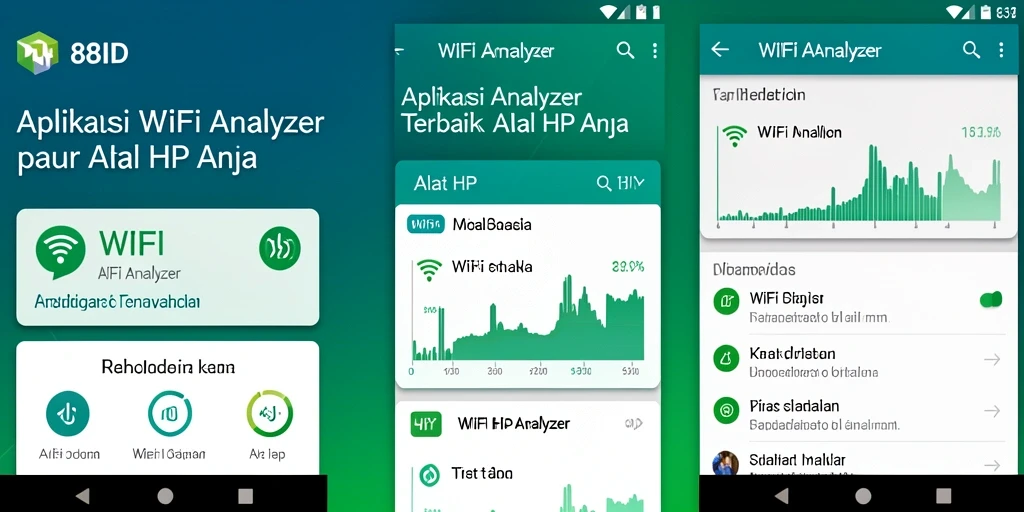 Tampilan antarmuka aplikasi 88ID yang user-friendly dan informatif.