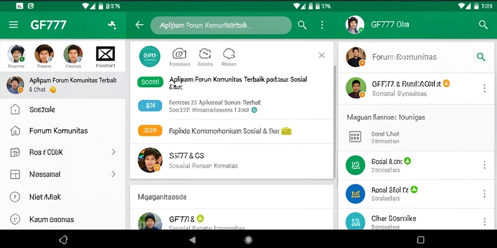 Tampilan antarmuka GF777 yang menarik dan interaktif.