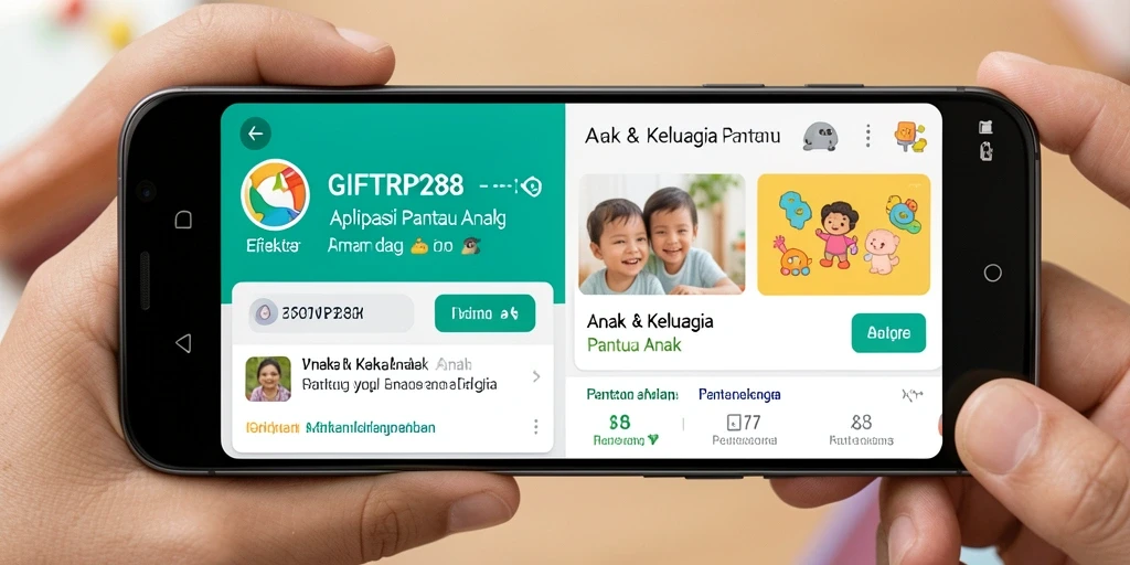 Tampilan antarmuka user-friendly dari aplikasi Pantau Anak.