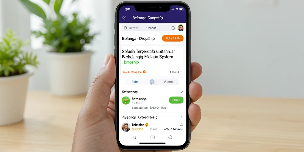 Antarmuka PP7 yang mudah digunakan untuk dropshipping.