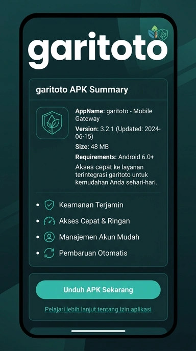 Unduh dan Instal APK garitoto untuk Android di Indonesia