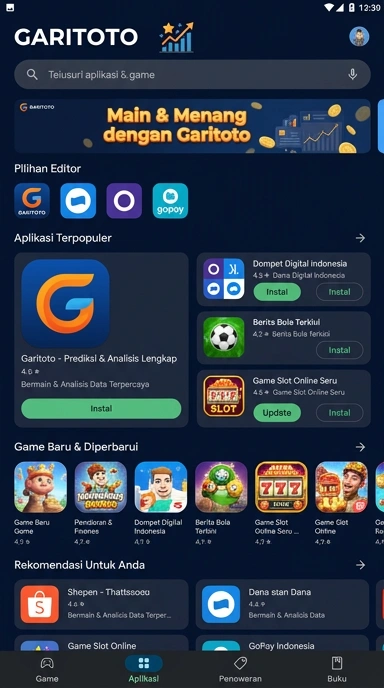 Garitoto — Indeks Aplikasi Populer & Kanal Uji Terbaik